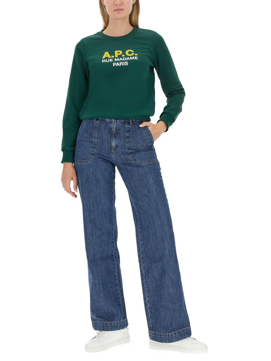 A.P.C. - Woman - Green - Sweatshirt