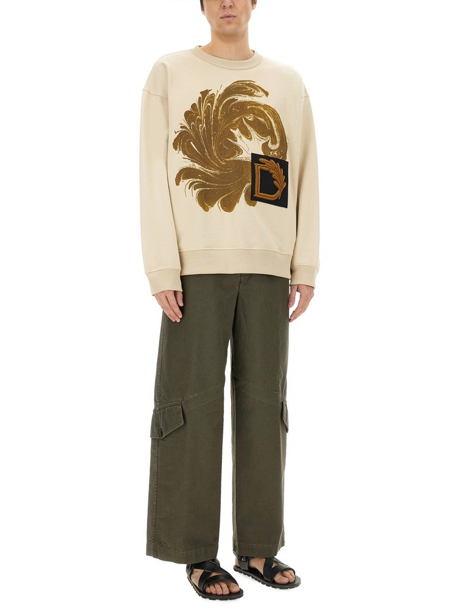 Dries Van Noten - Man - Beige - Sweatshirt