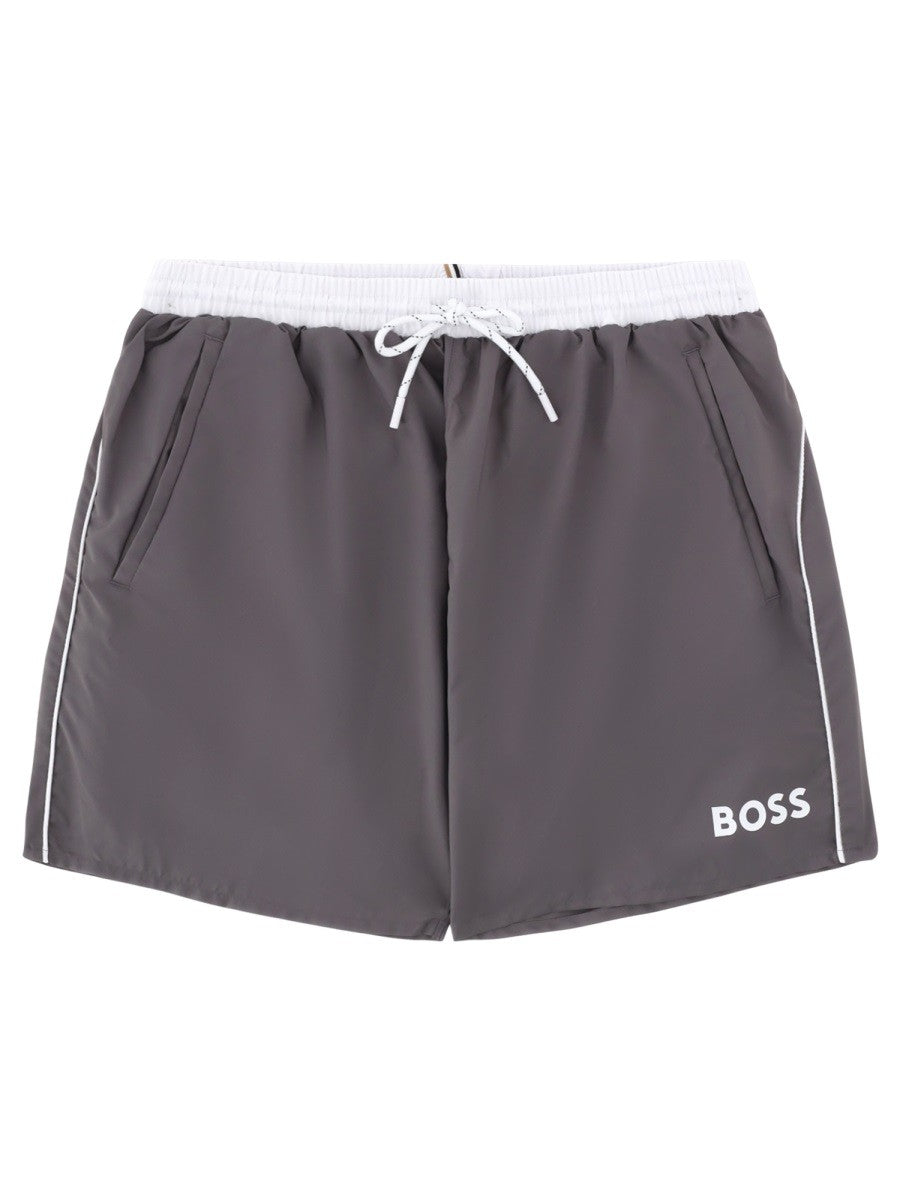 Boss - Man - Grey - Swimwear