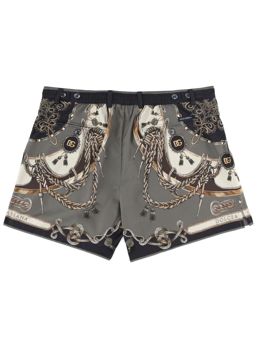 Dolce & Gabbana – Férfi – Szürke – Fürdőnadrág