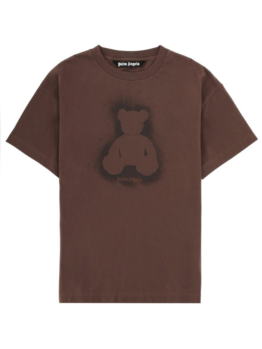 Palm Angels - Man - Brown - T-shirt