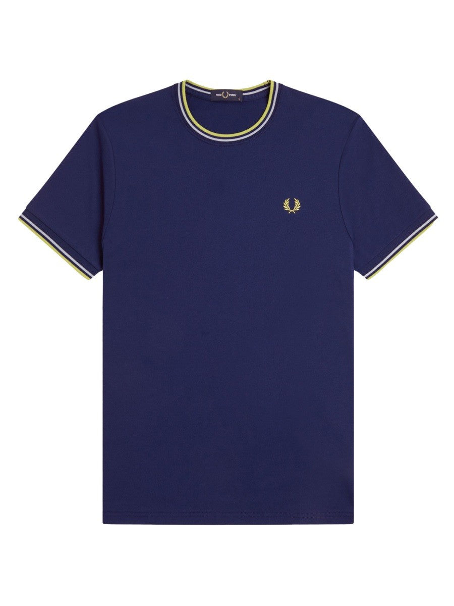 FRED PERRY - Man - Blue - T-shirt