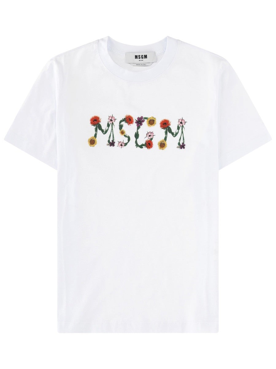 msgm - Woman - White - T-shirt