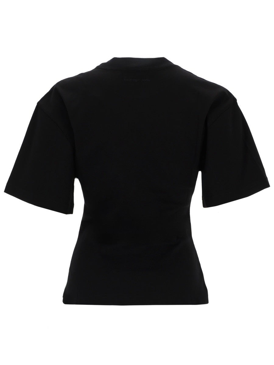 COURREGES - Woman - Black - T-shirt