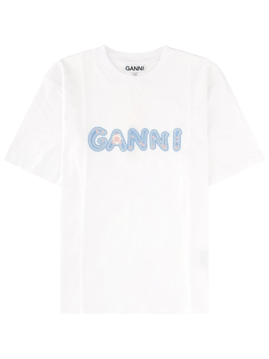 GANNI - Női - Fehér - Póló
