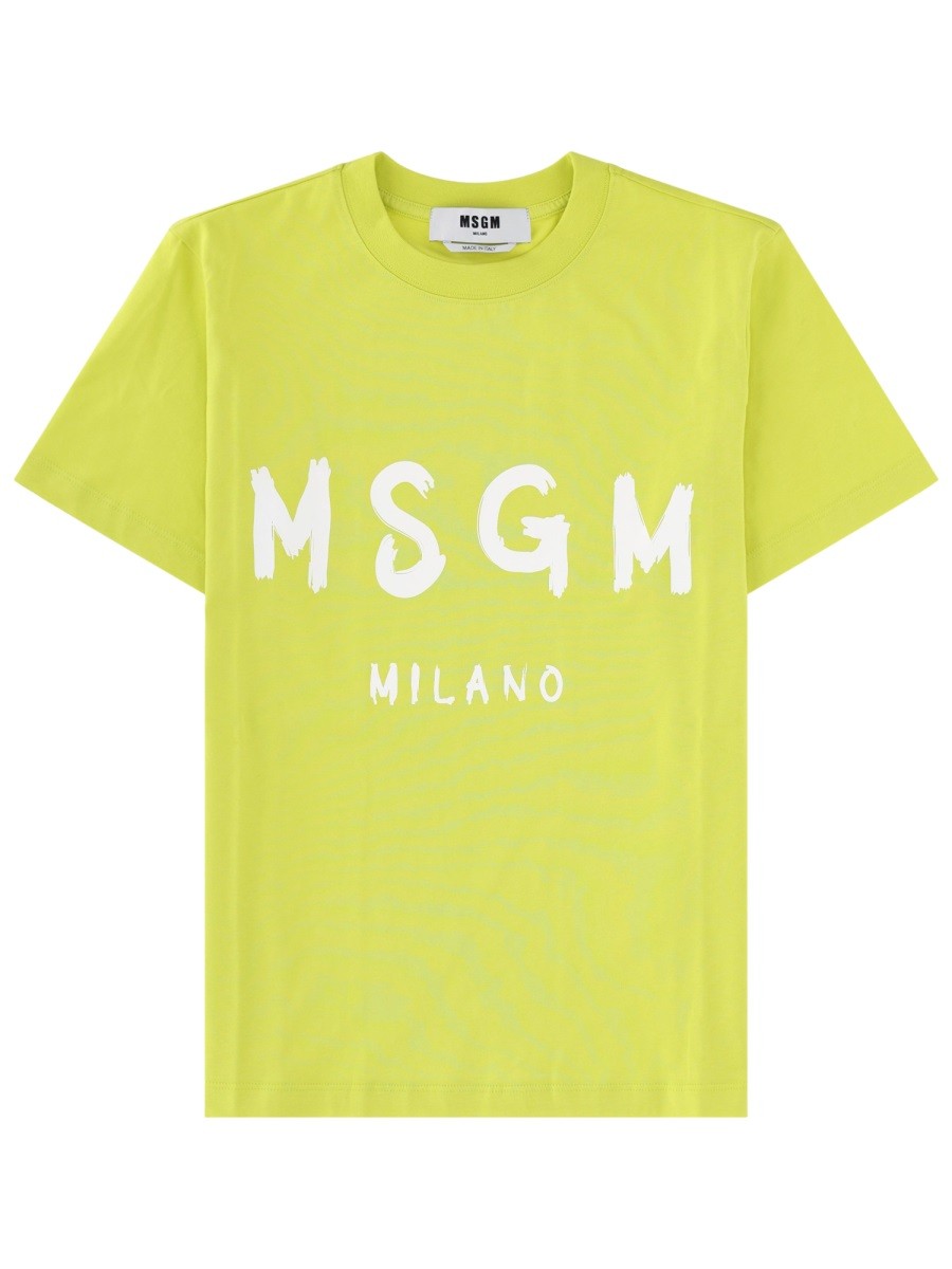 msgm - Woman - Yellow - T-shirt