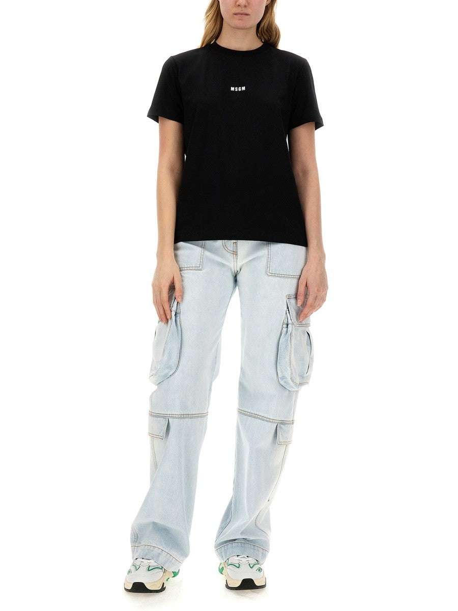 msgm - Női - Fekete - Póló