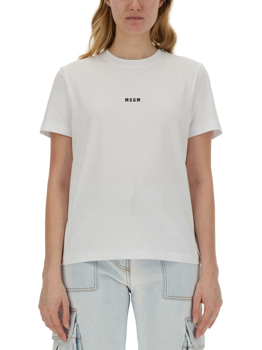 msgm - Woman - White - T-shirt