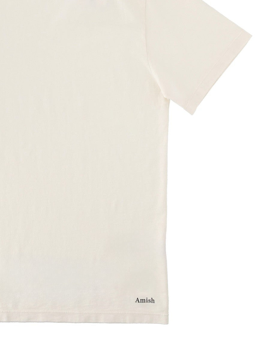 AMISH - Man - Beige - T-shirt