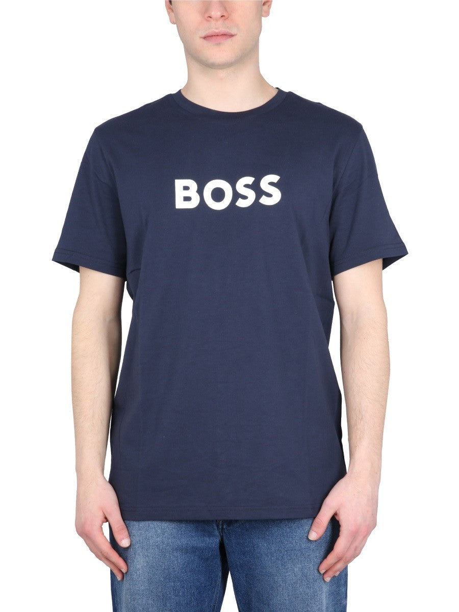 Boss - Man - Blue - T-shirt