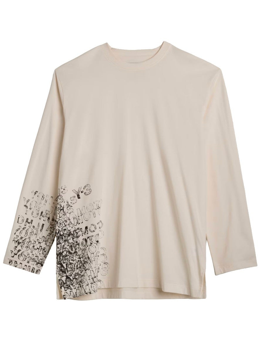 Y - 3 - Unisex - White - T-shirt