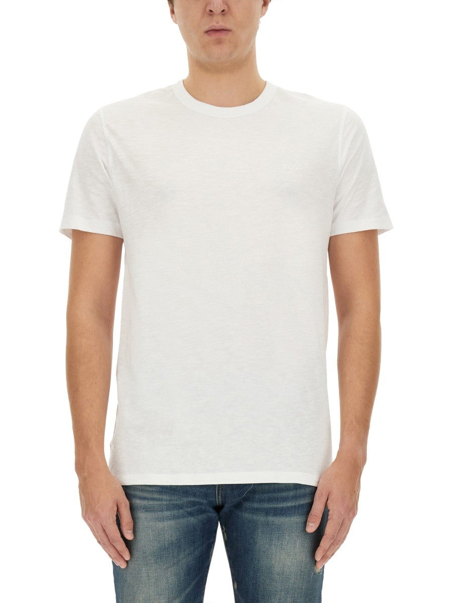 Boss - Man - White - T-shirt