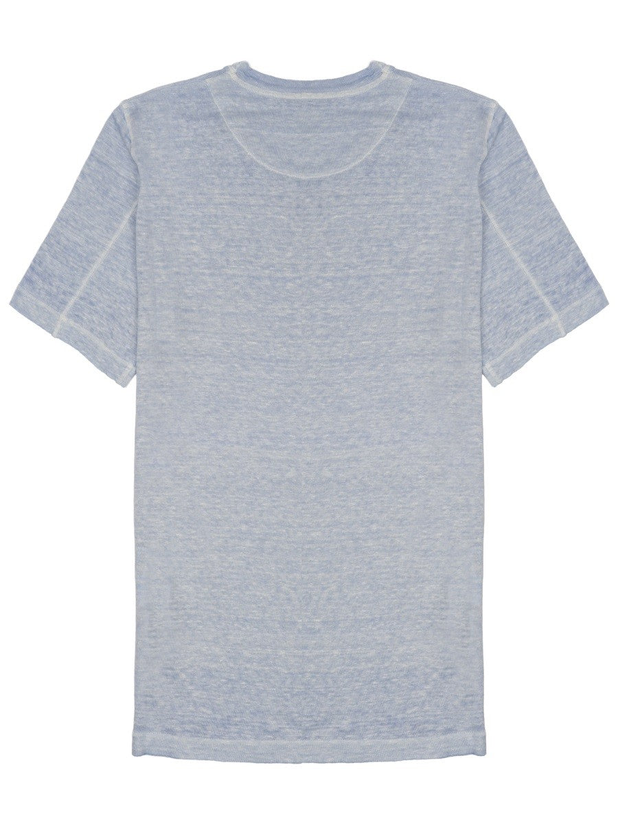 120% LINO - Man - Blue - T-shirt