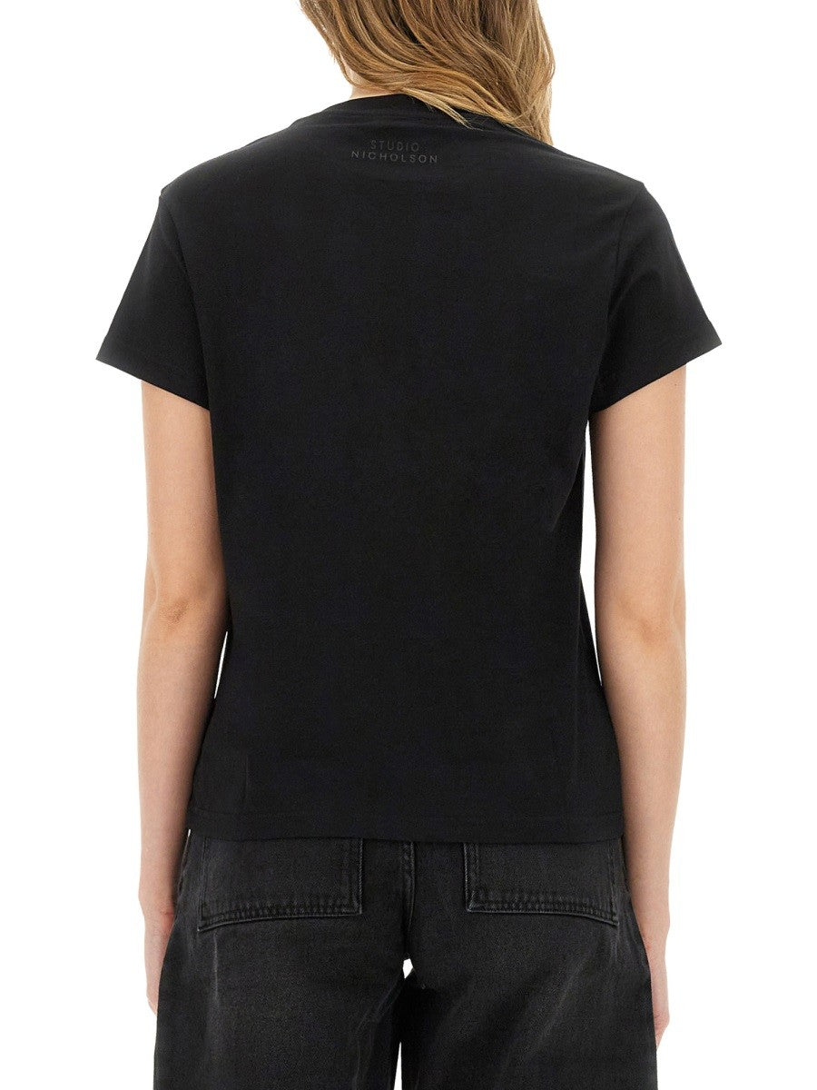 STUDIO NICHOLSON - Woman - Black - T-shirt