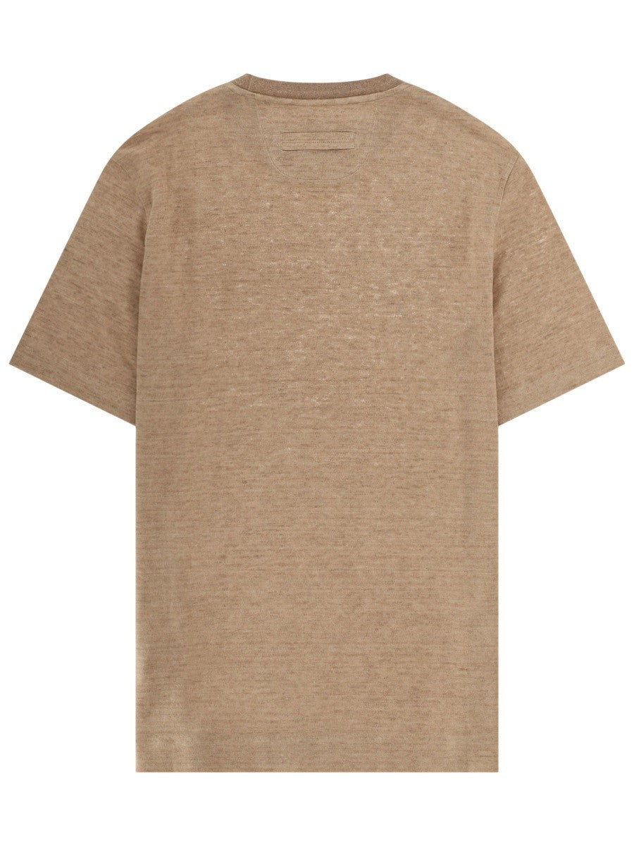 Zegna - Férfi - Bézs - Póló
