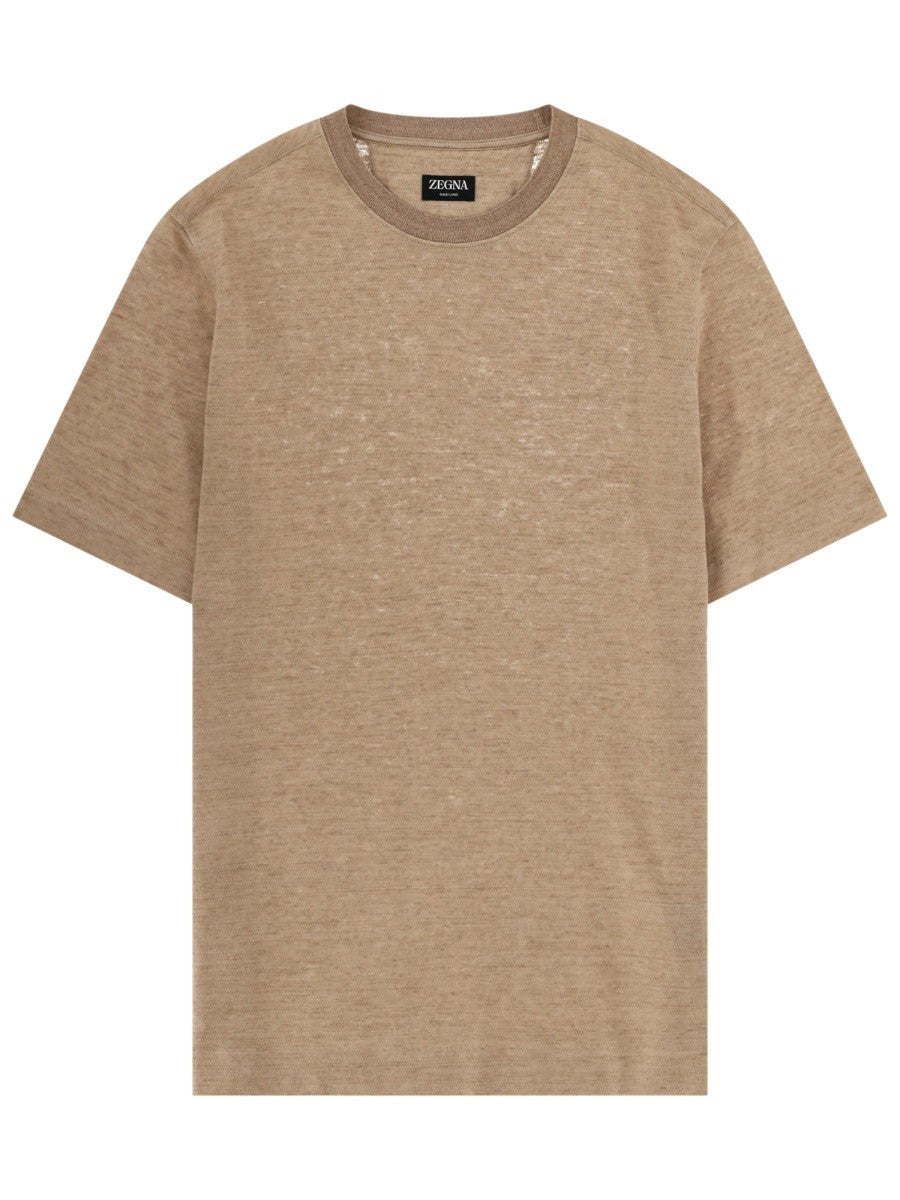 Zegna - Férfi - Bézs - Póló