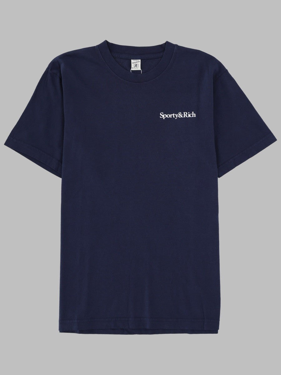 SPORTY&RICH - Unisex - Blue - T-shirt