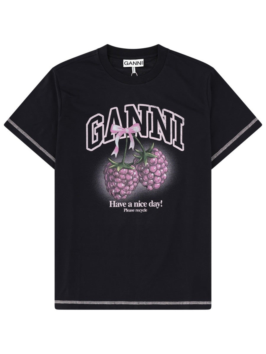 GANNI - Női - Fekete - Póló