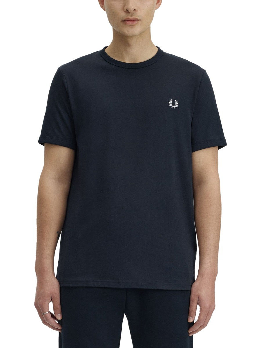 FRED PERRY - Man - Blue - T-shirt