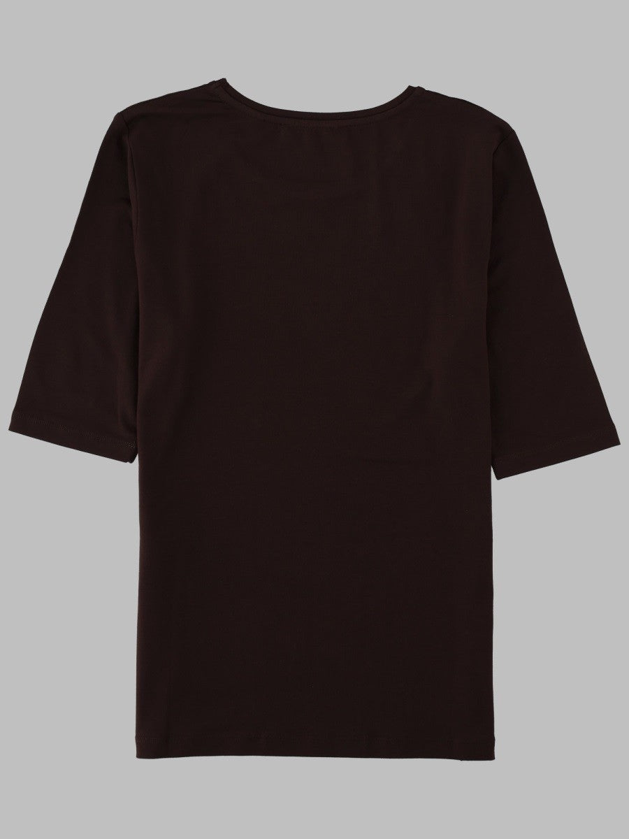 ROTATE - Woman - Brown - T-shirt