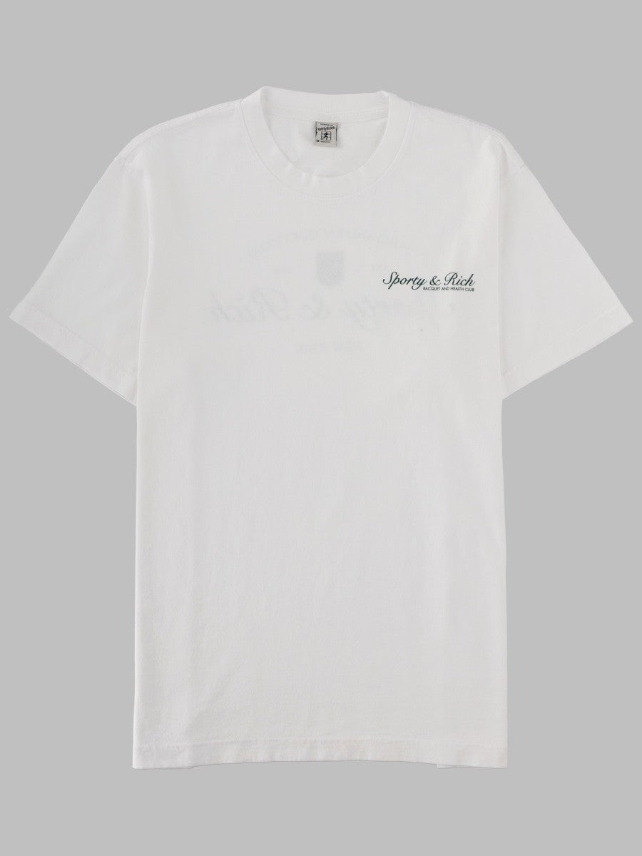 SPORTY&RICH - Unisex - White - T-shirt