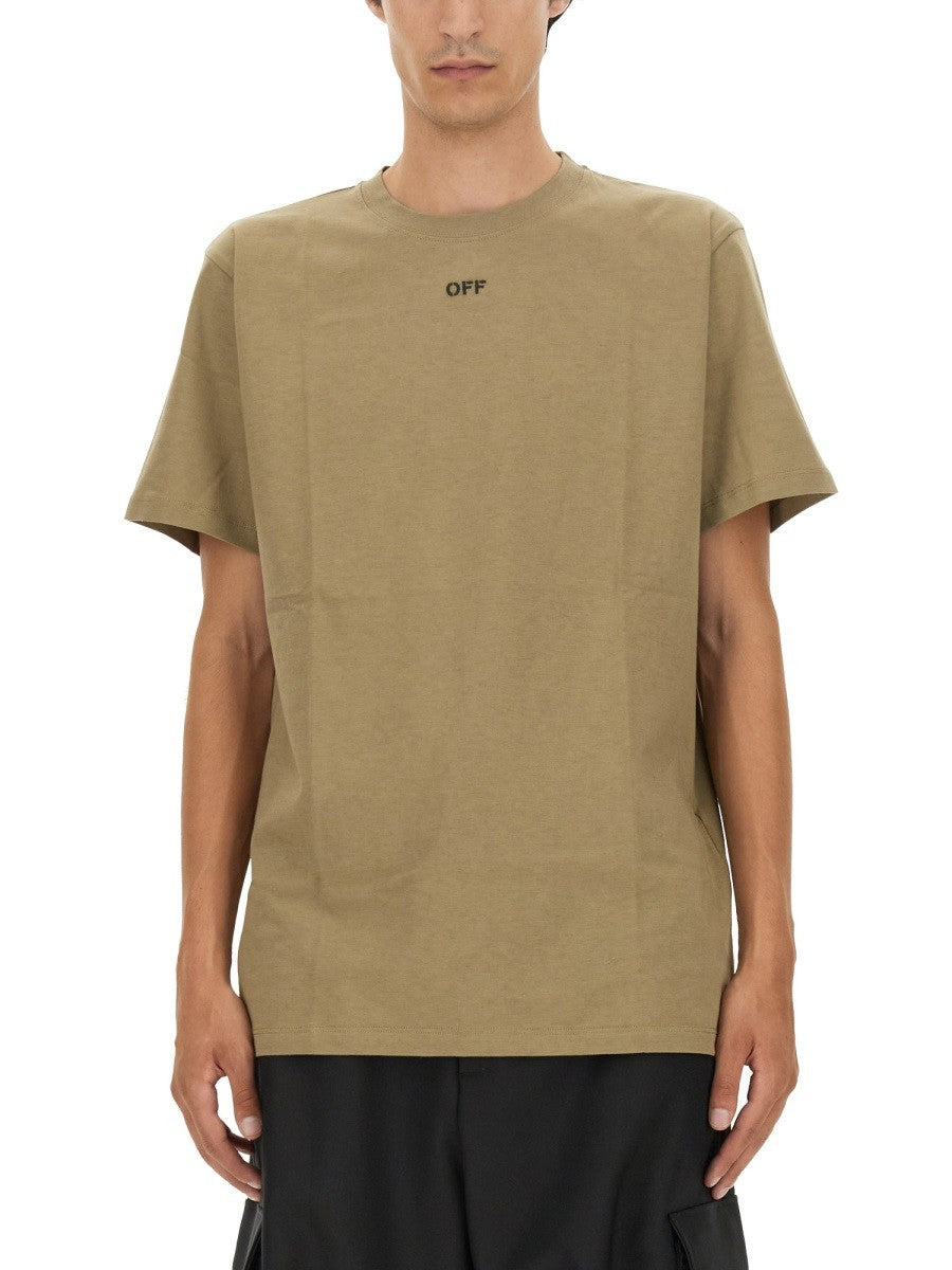 Off-white - Férfi - Khaki - Póló