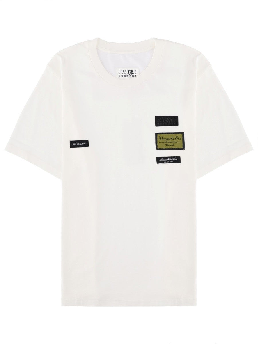 MM6 MAISON MARGIELA - Man - White - T-shirt