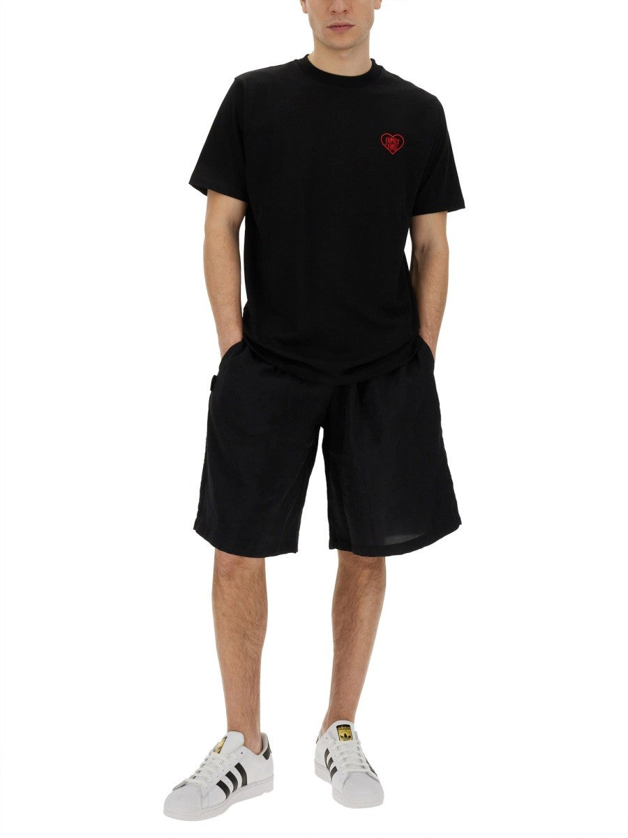 FAMILY FIRST - Man - Black - T-shirt
