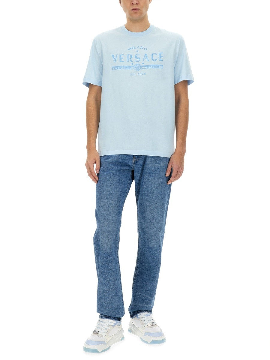 Versace - Man - Blue - T-shirt
