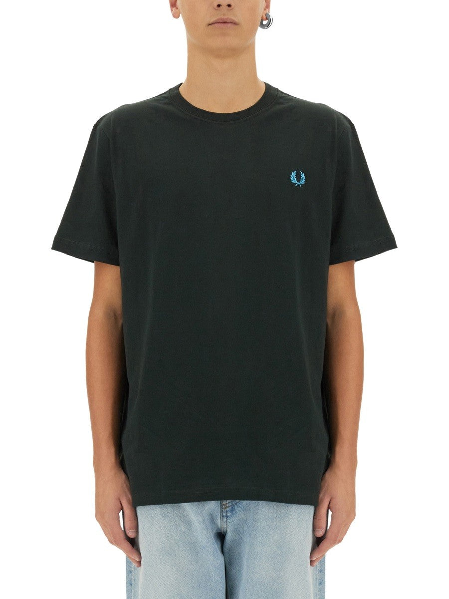FRED PERRY - Man - Green - T-shirt