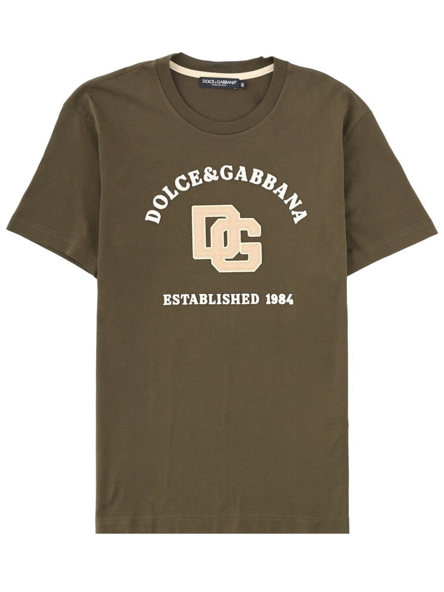 Dolce & Gabbana - Férfi - Barna - Póló