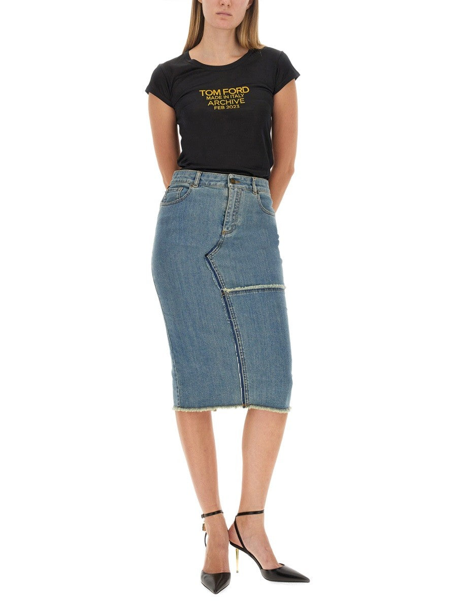 TOM FORD - Woman - Black - T-shirt