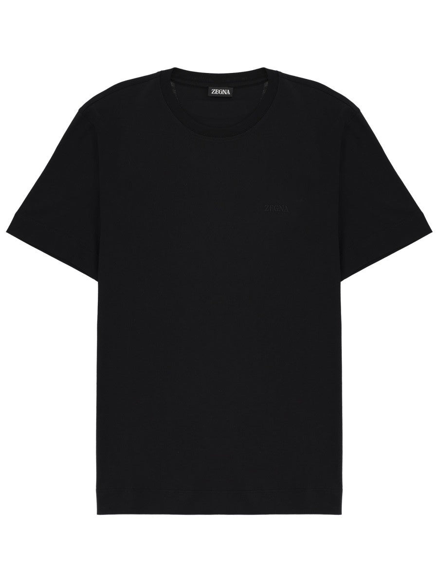 Zegna - Férfi - Fekete - Póló