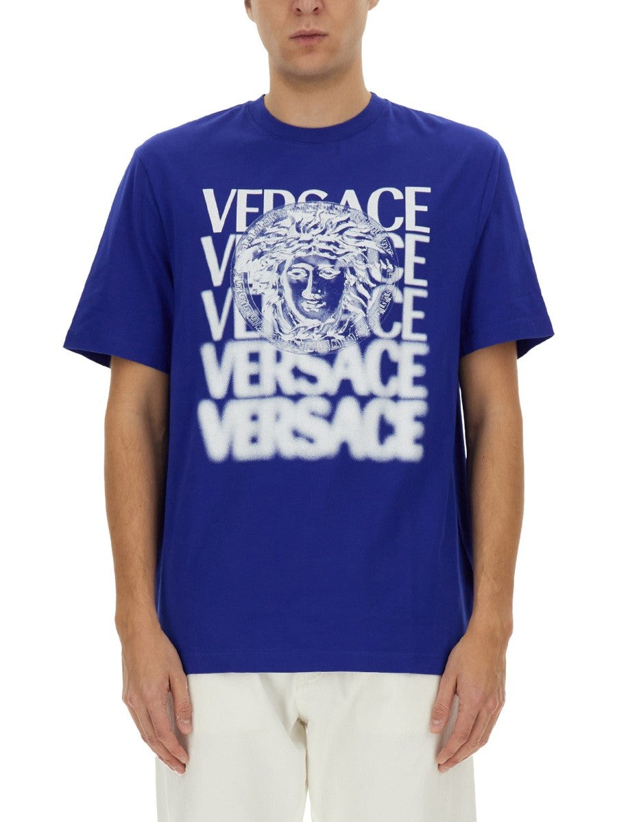 Versace - Man - Blue - T-shirt