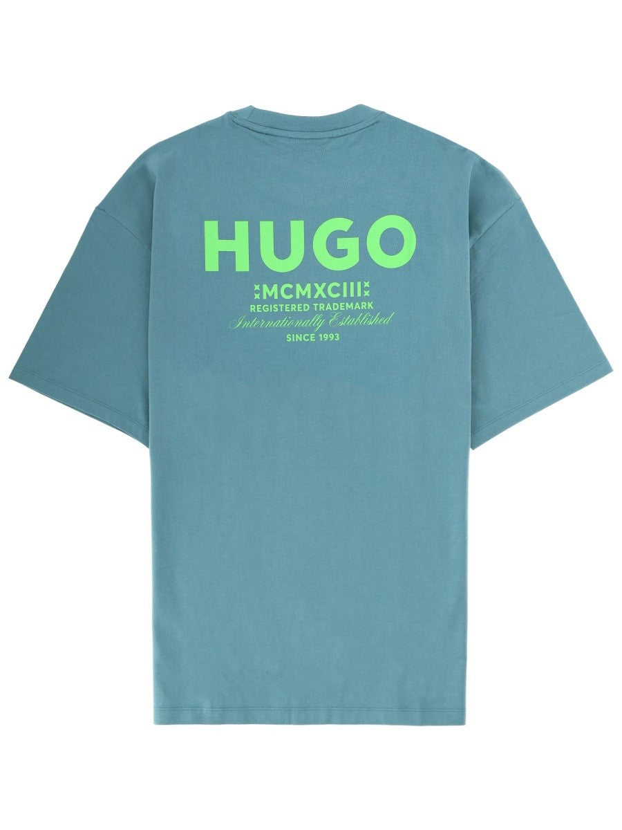 Hugo - Man - Green - T-shirt