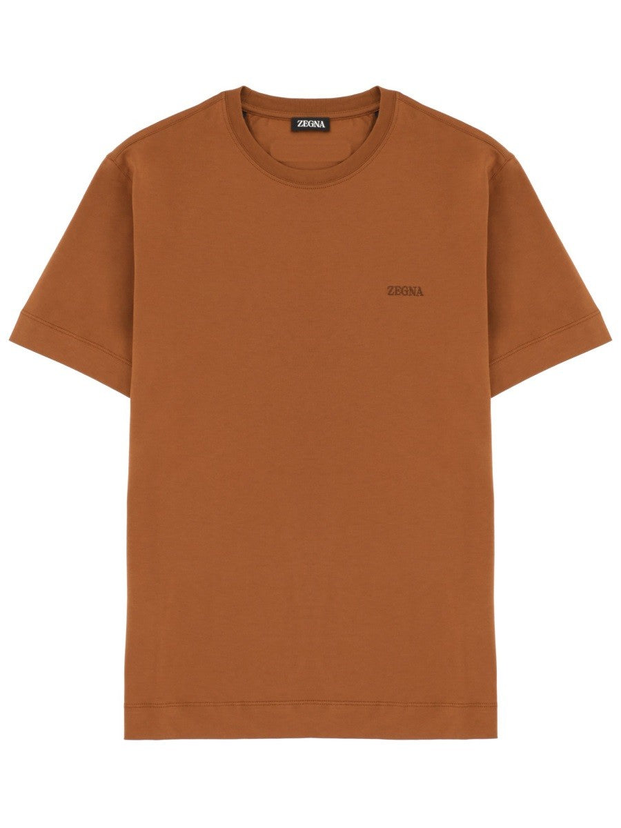 Zegna - Férfi - Barna - Póló