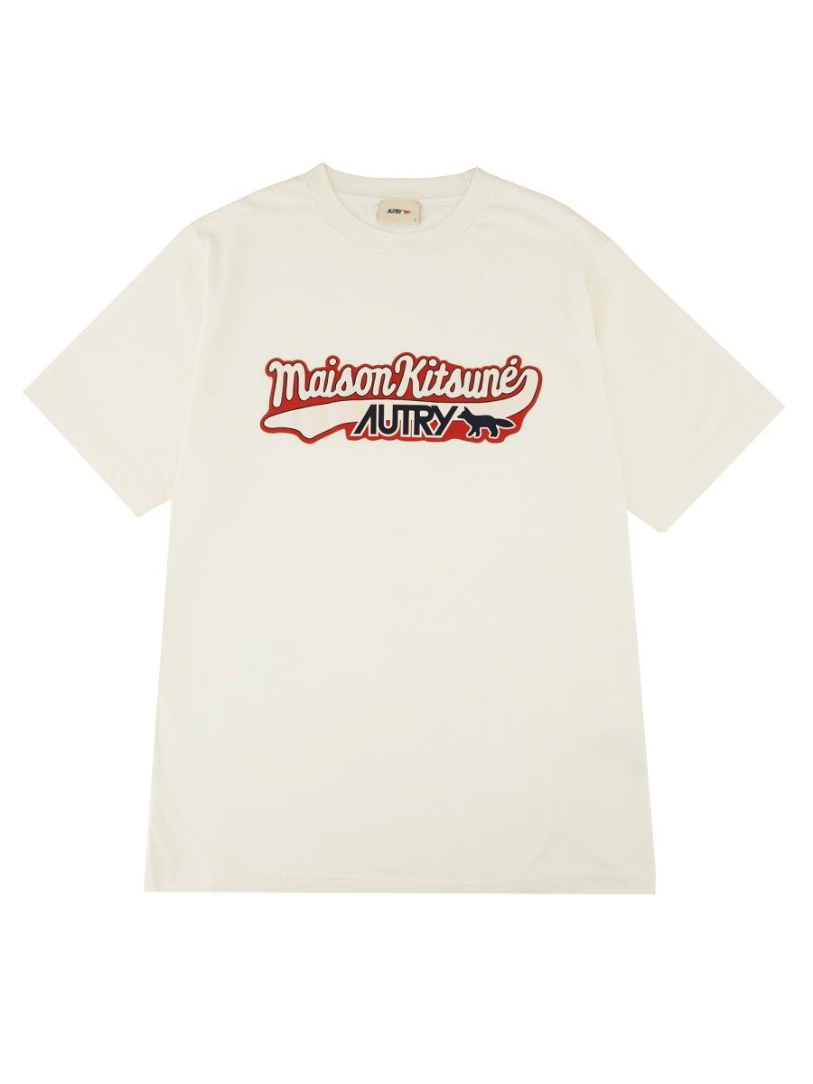 AUTRY X MAISON KITSUNÉ - Unisex - White - T-shirt