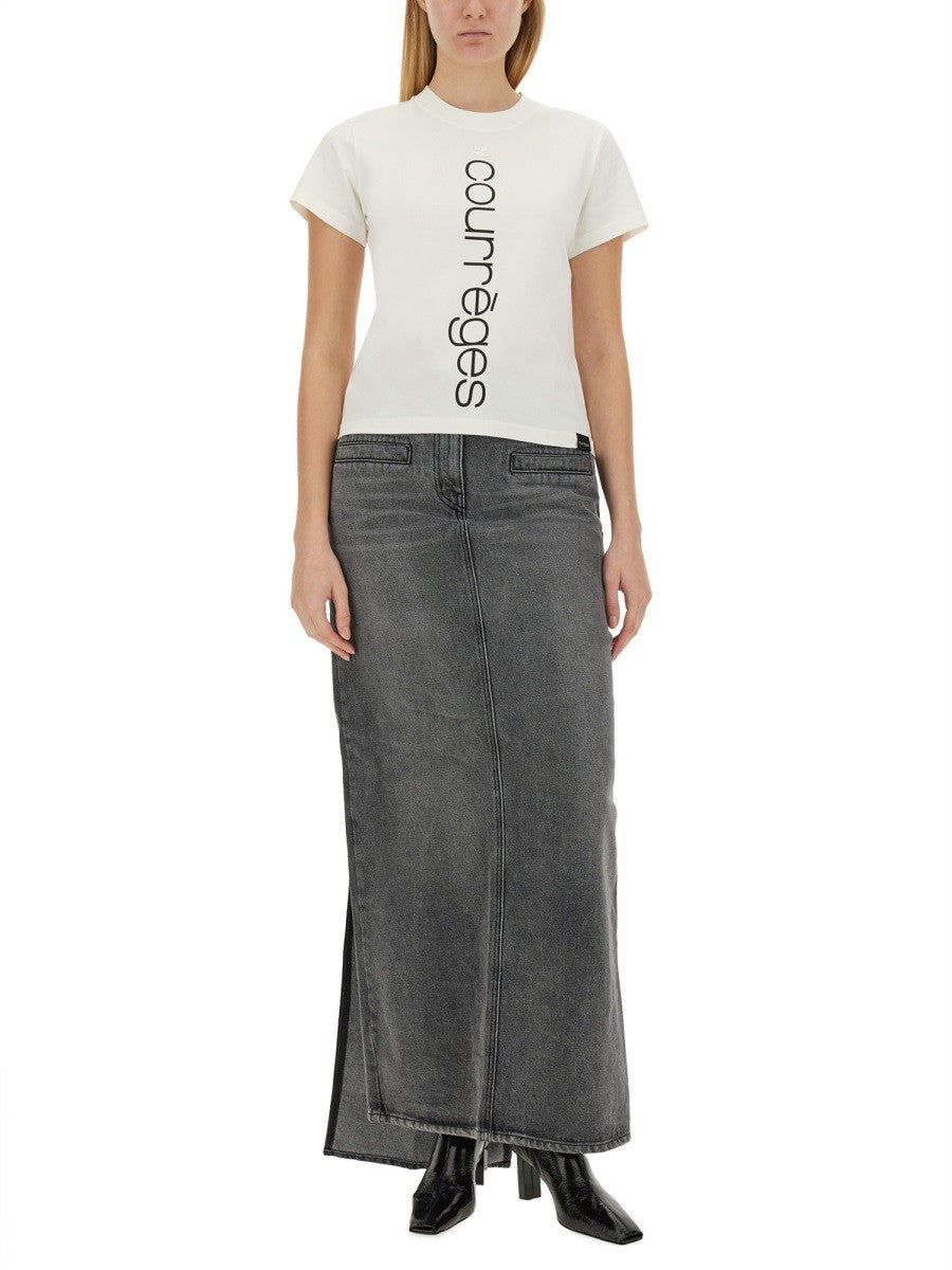 COURREGES - Woman - White - T-shirt
