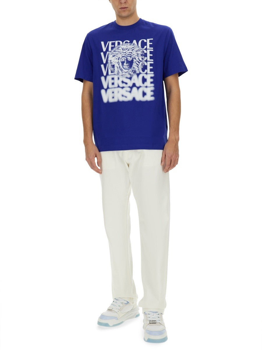 Versace - Man - Blue - T-shirt