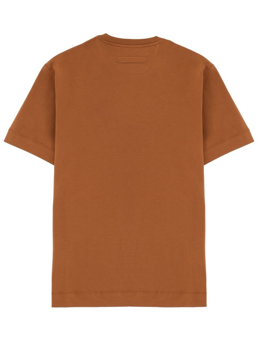 Zegna - Férfi - Barna - Póló