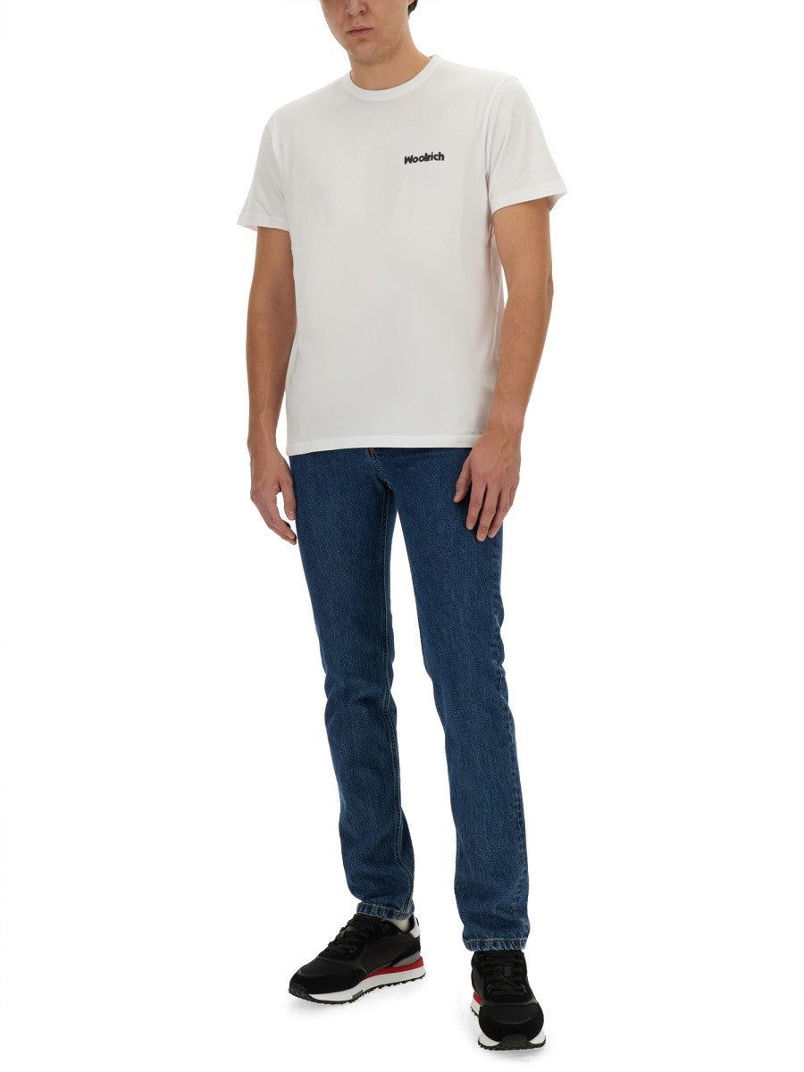 Woolrich - Man - White - T-shirt