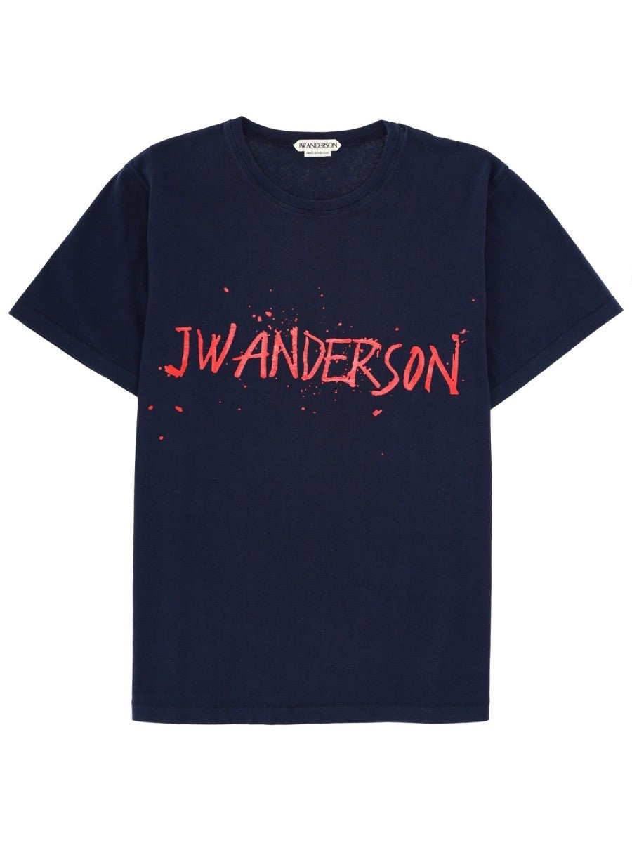 jw anderson - Férfi - Kék - Póló