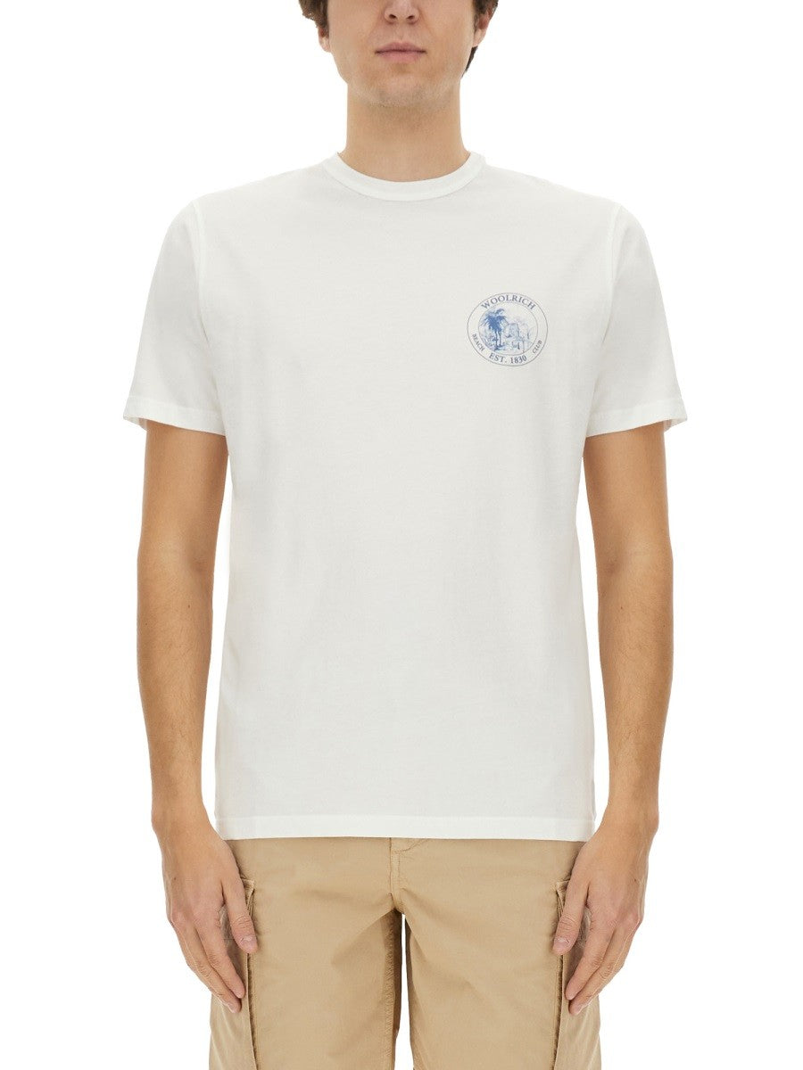 Woolrich - Man - White - T-shirt