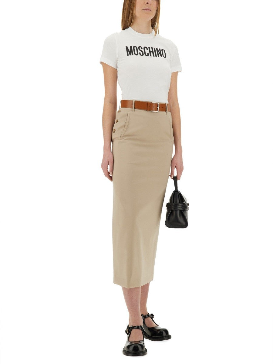 Moschino - Woman - Beige - Skirt