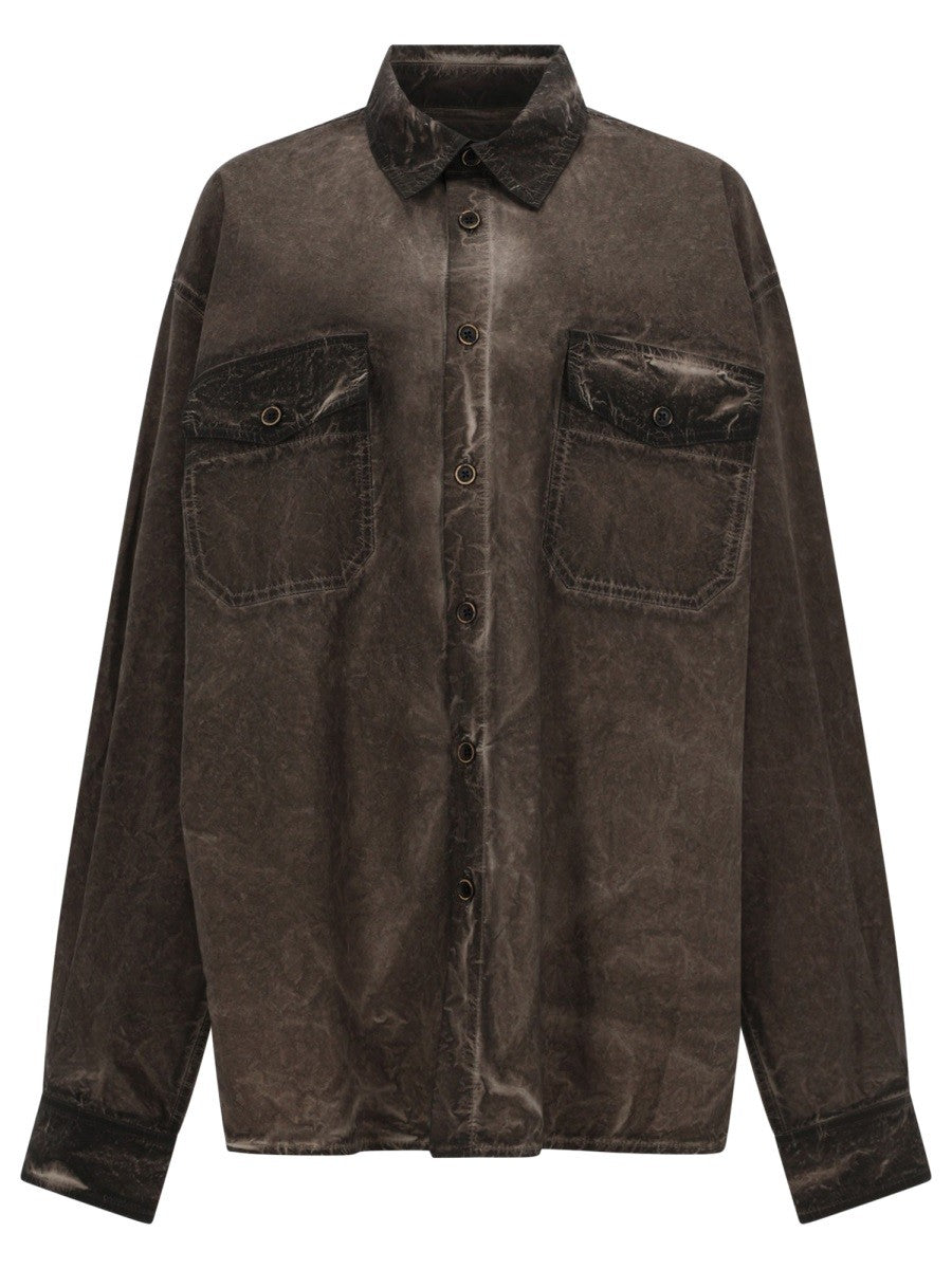 UMA WANG - Man - Brown - Shirt