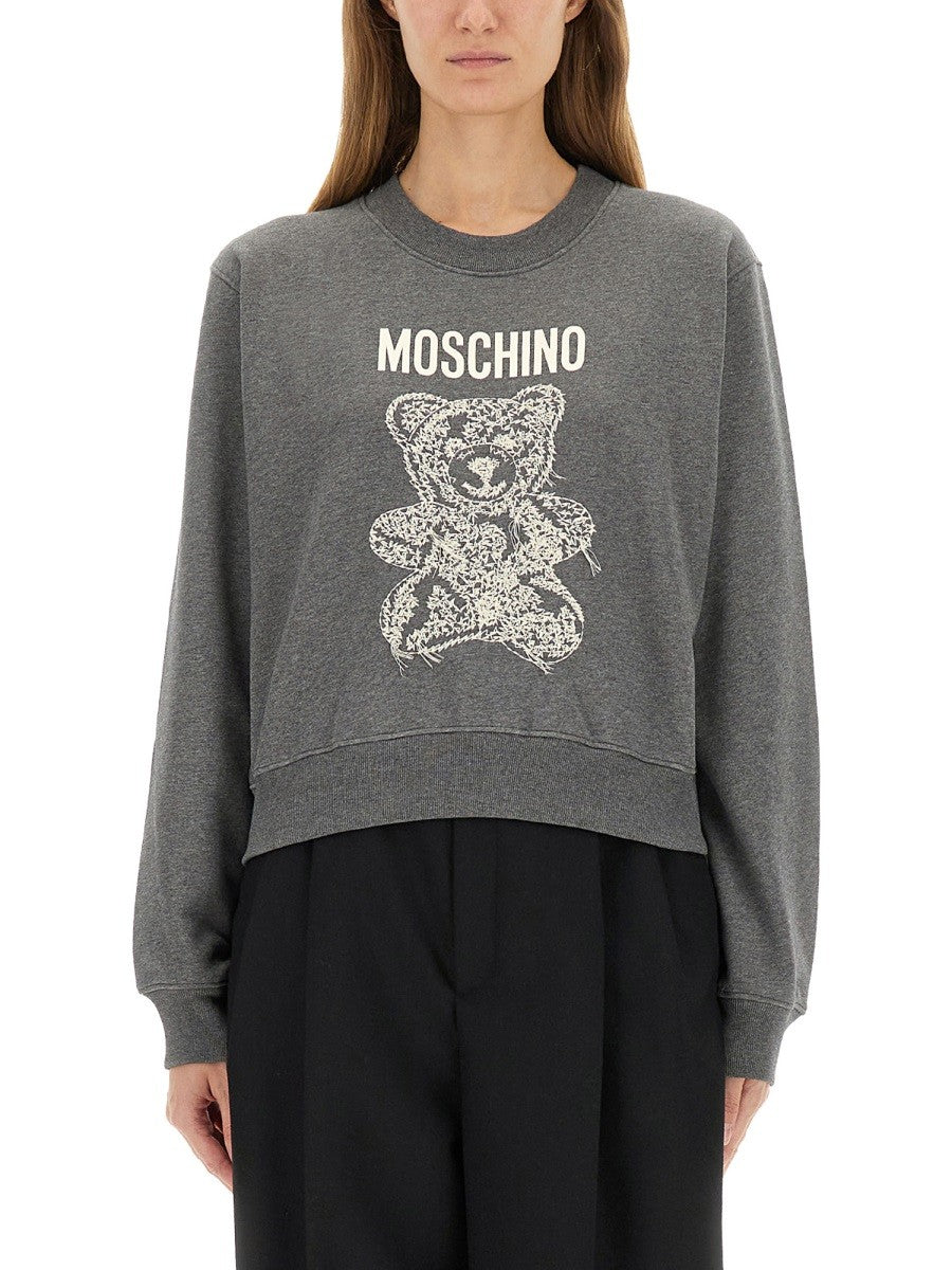 Moschino - Woman - Grey - Sweatshirt
