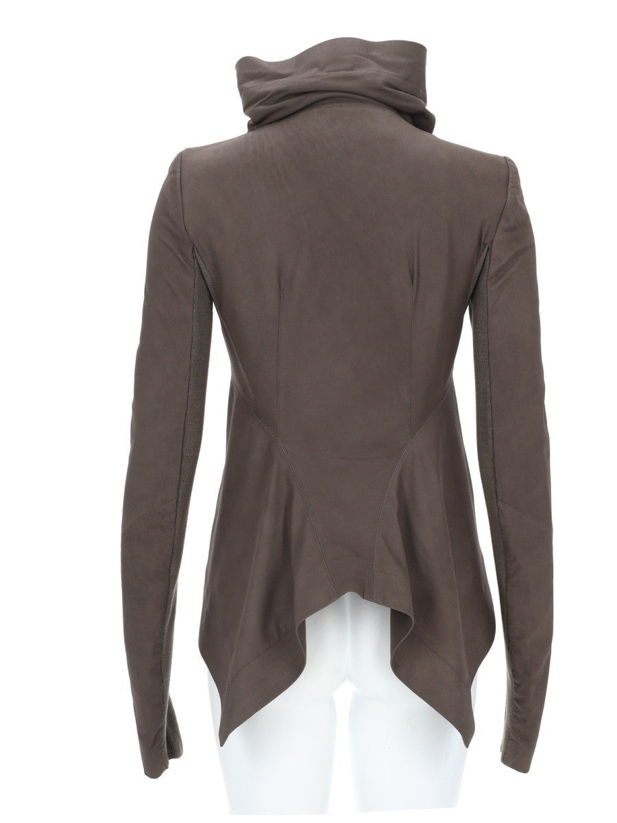 RICK OWENS - Woman - Brown - Leather Jacket