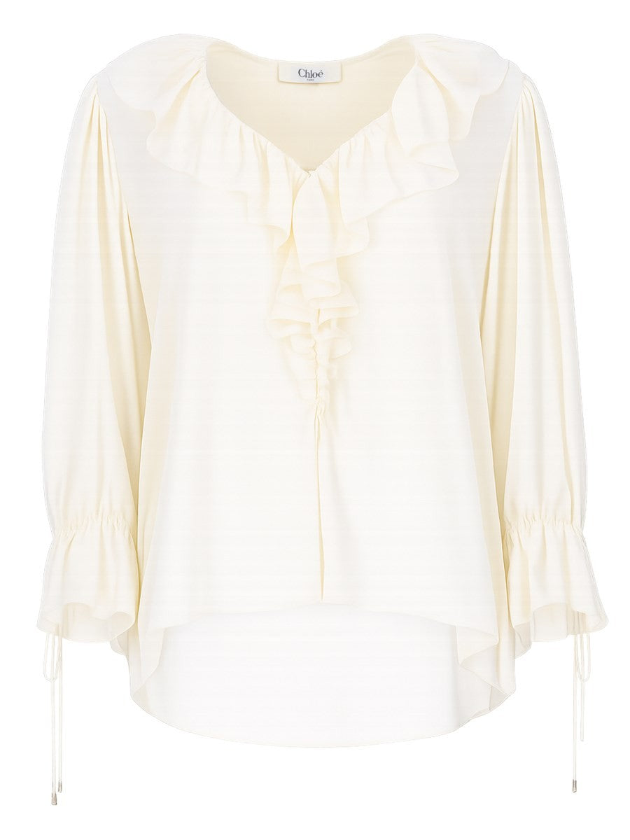 CHLOÉ - Woman - Beige - Top