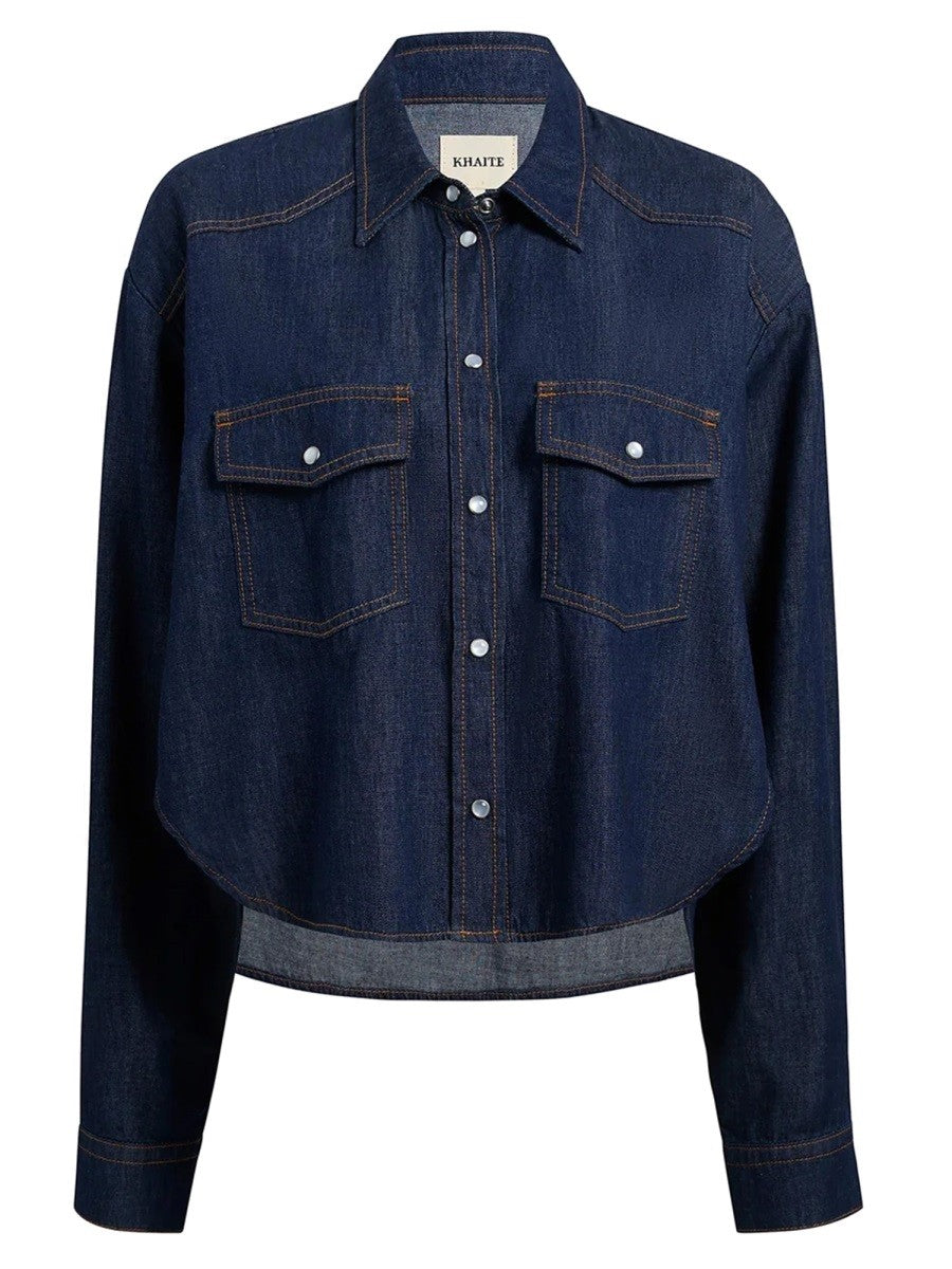 KHAITE - Woman - Blue - Top