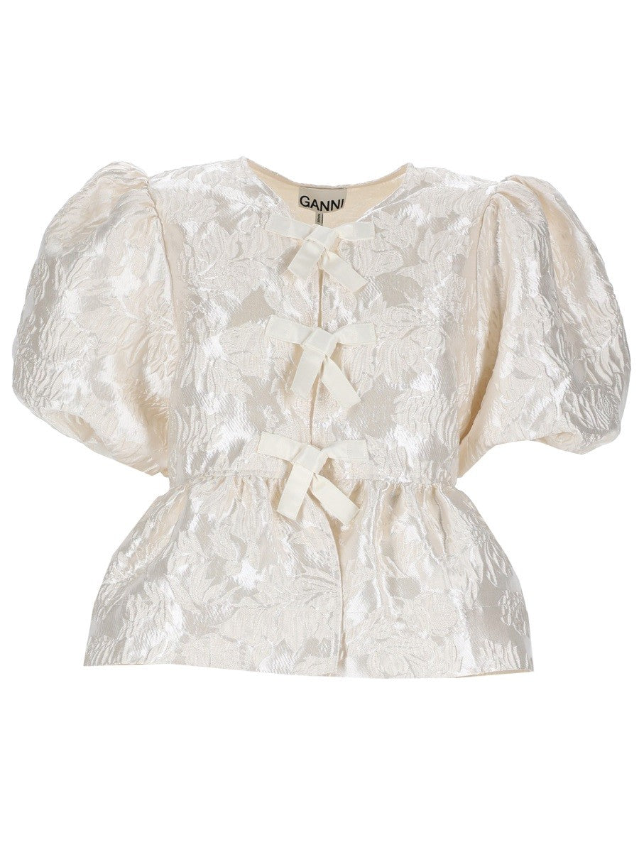 GANNI - Woman - Beige - Top